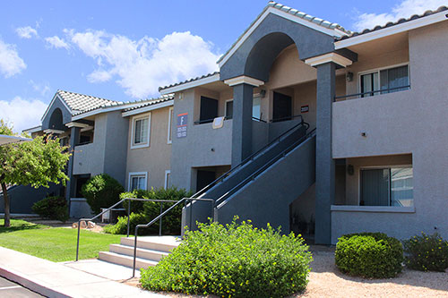 This image displays exterior photo of Devonshire Apartments